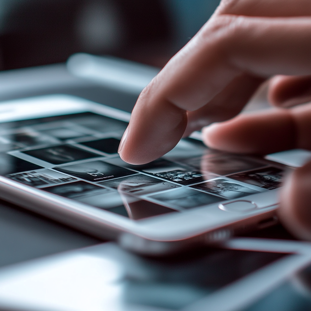 Itinai.com user using ui app iphone 15 closeup hands photo ca 5ac70db5 4cad 4262 b7f4 ede543ce98bb 2